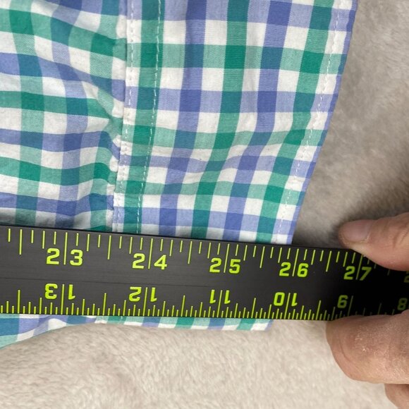 Old Navy Mens Shirts XXL Lot Of Two Blue & Green Classic Fit Gingham Button-Down - Picture 7 of 8